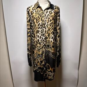 Fashion Nova Button Front Tunic Top Size XL